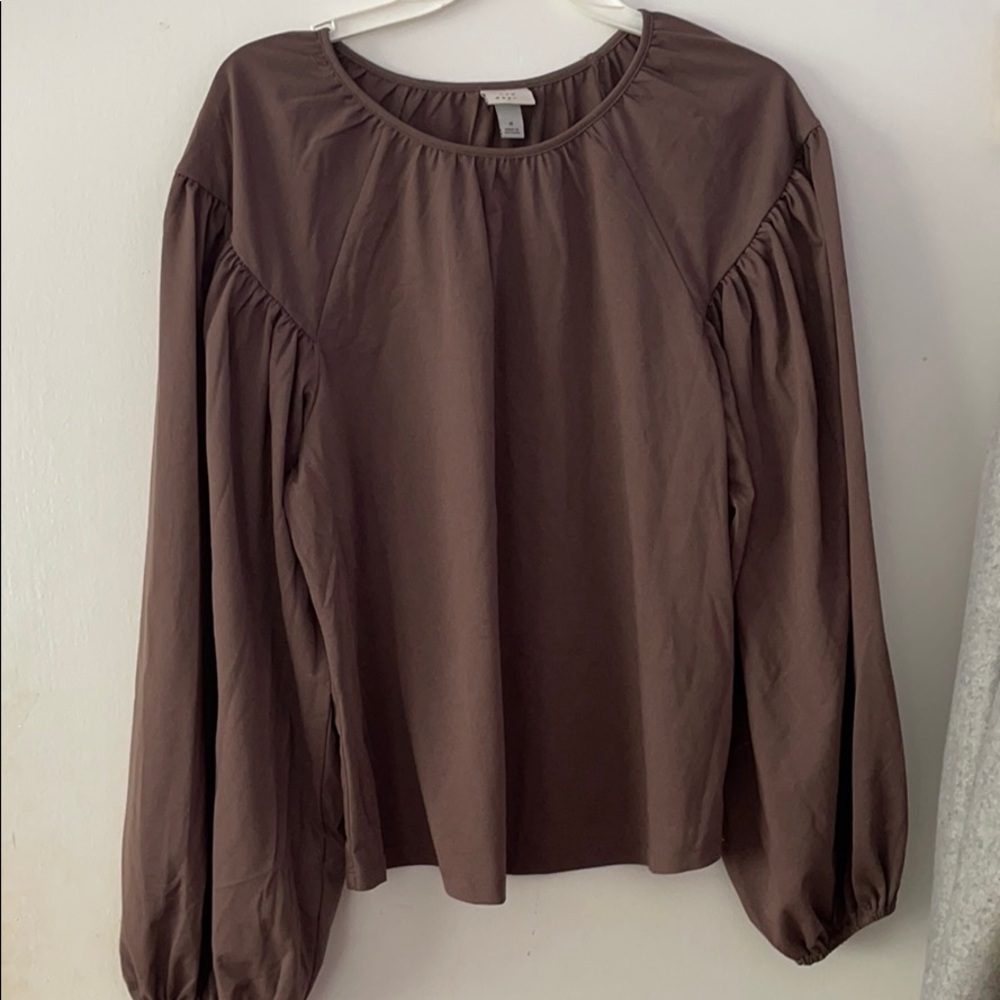 Puffy sleeve shirt
